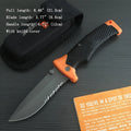 Pocket GB Tactical Folding Knife 8Cr13MoV Blade Rubber Handle Outdoor Survival EDC Knives Camping Hunting Sharp Tool for Gifts