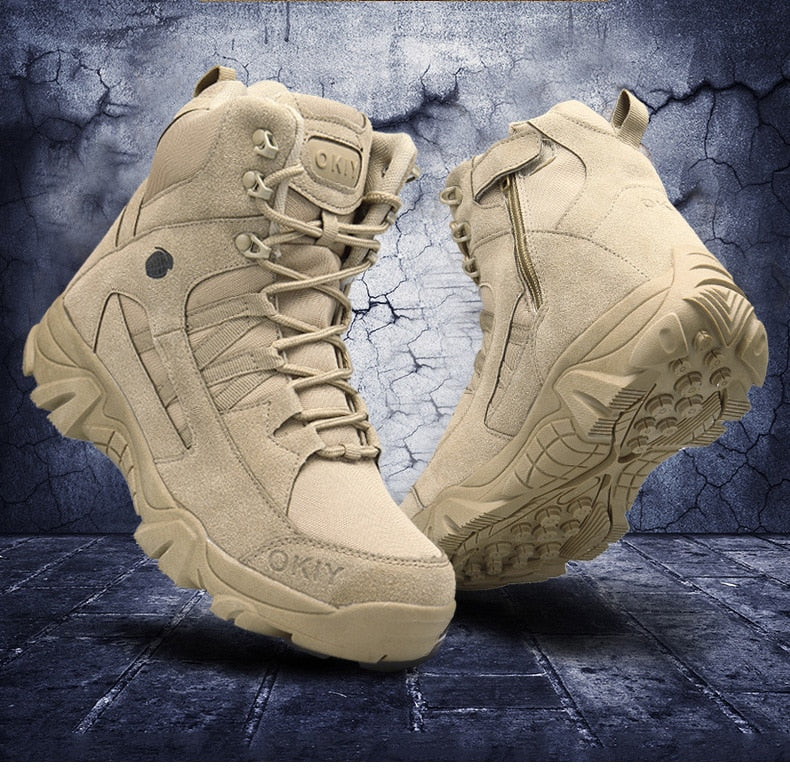 Boot Militar OKIY Couro resistente, Caça